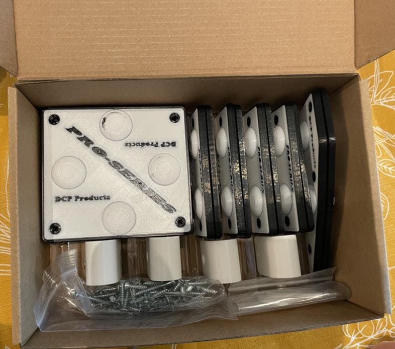 Goalie Pad Slider - Pro Series White