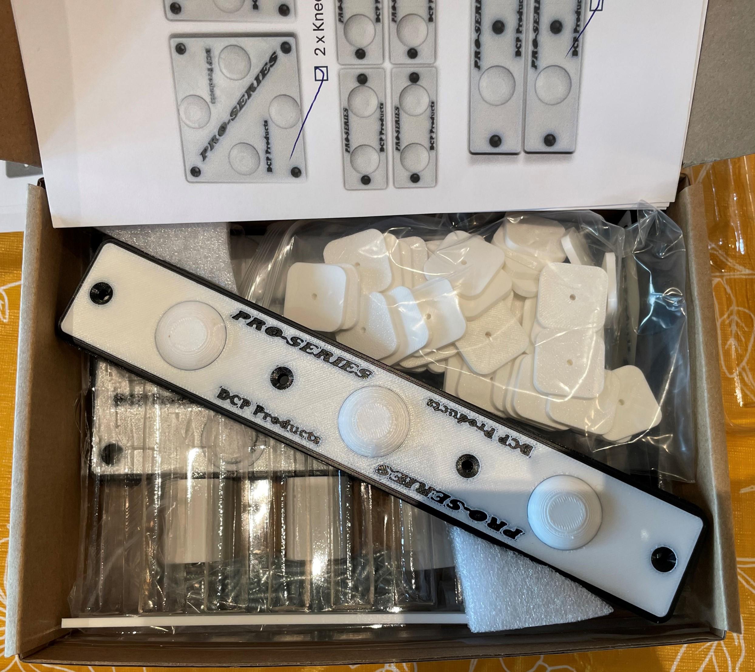 Goalie Pad Slider - Pro Series White