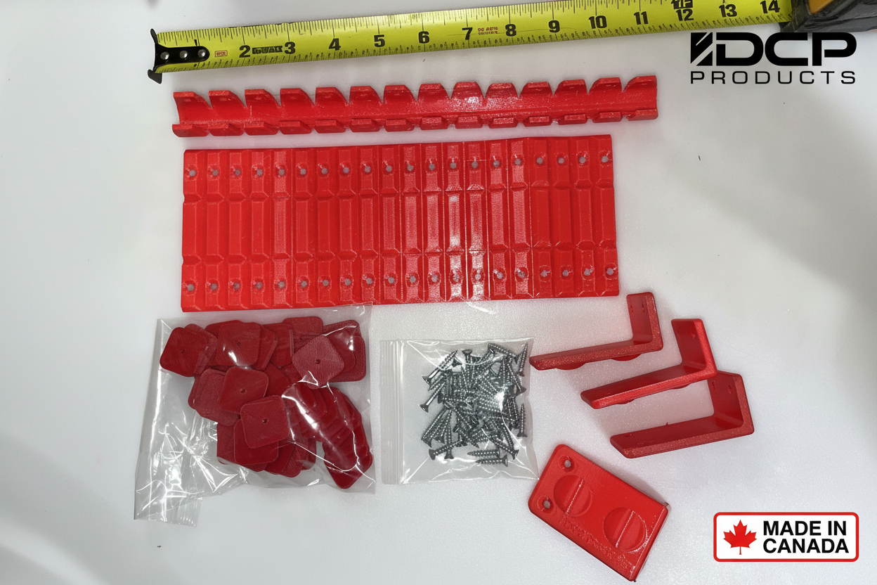 DCP Products slider kit with branding