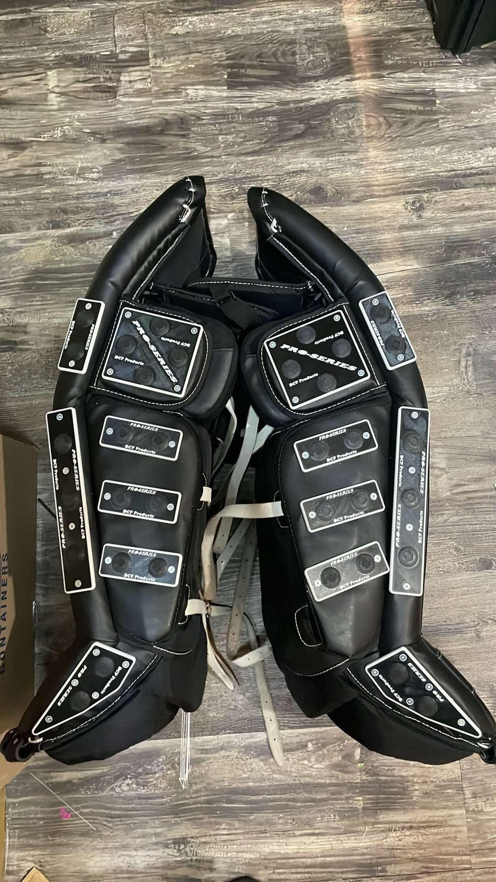 Goalie Pad Sliders - Pro Series Black